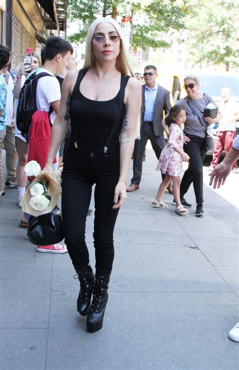 Did you scroll all this way to get facts about lady gaga outfit? Looking effortless in a casual head-to-toe black outfit ...