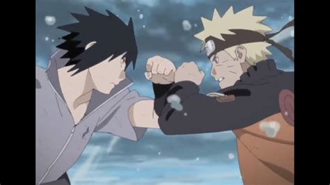 Naruto And Sasuke Final Fight