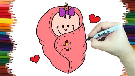 Como Dibujar Una Bebe Dibujos Faciles Youtube
