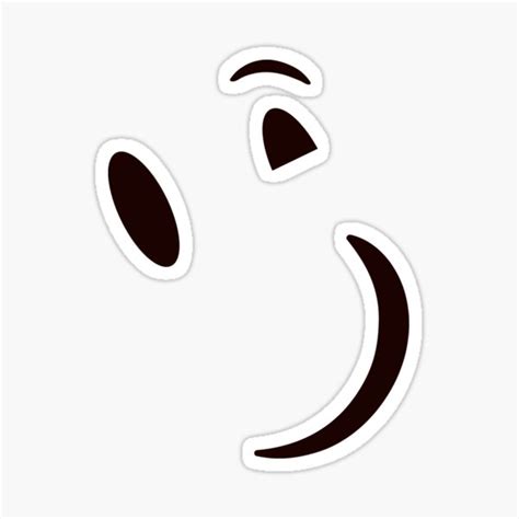 Winking Sideways Smiley Face Sticker For Sale By Coots89 Redbubble