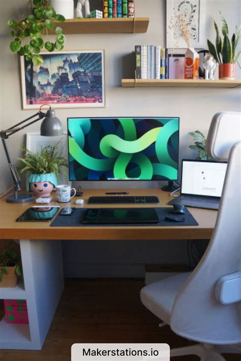 A Neat And Bright Home Office Setup In 2023 Home Office Setup
