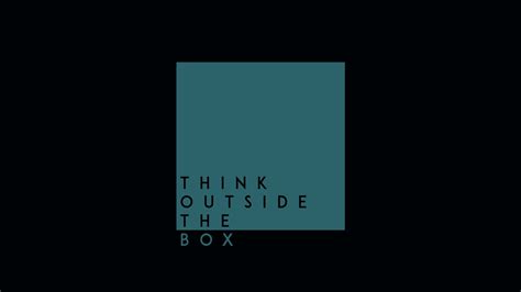 Laterally, out of the box, outside of the box. simple background, Simple, Motivational, Quote, Minimalism ...