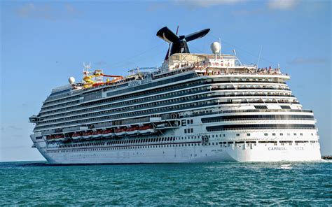 Download Wallpapers Cruise Ship Carnival Breeze Luxury Liner Large