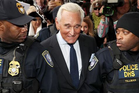 former trump associate roger stone pleads not guilty to criminal charges in russia probe