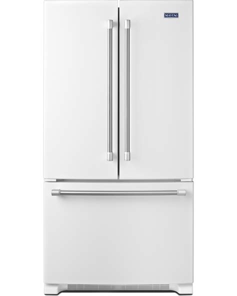 maytag mff2258deh 22 cu ft french door refrigerator w strongbox™ hinges white