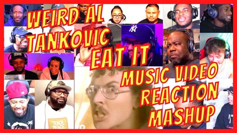 Weird Al Yankovic Eat It Official Music Video Reaction Mashup