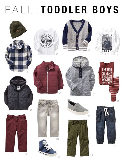 Affordable Fall Capsule Wardrobes For Toddlers Boy Outfits Baby Boy