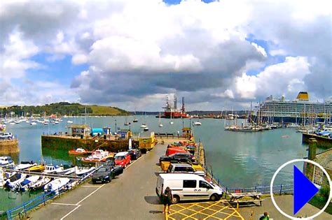 Live Streaming Webcam Falmouth Harbour Cornwall England