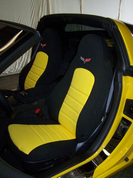 Corvette C6 Z06 Seat Covers Velcromag