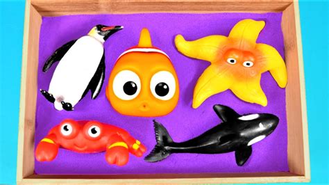 Sea Animal Toys For Kids Learn To Spell Sea Animal Names Sea Animal