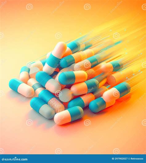 Generic Colourful Capsules Pills Medicines Prescriptions And