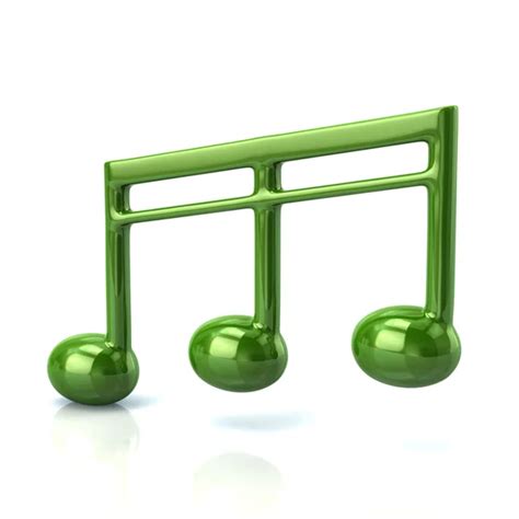 3d Illustration Of Green Music Note Stock Photo By ©valdum 132788326