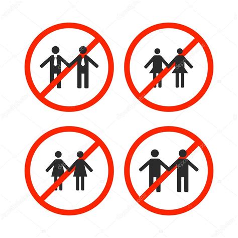 prohibition sign for same sex marriage vector illustration stock my xxx hot girl