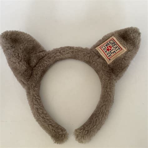 1 Pair Of Great Wolf Lodge, Gray Wolf Ears Souvenir &… - Gem