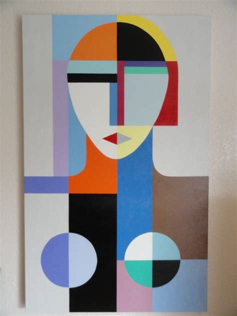 Custom Paintings Etsy In 2020 Geometric Art Cubism Art Art