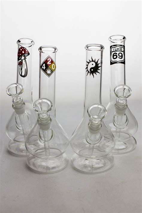 8 Glass Water Bong With Bowl Stem — Bong Outletcom