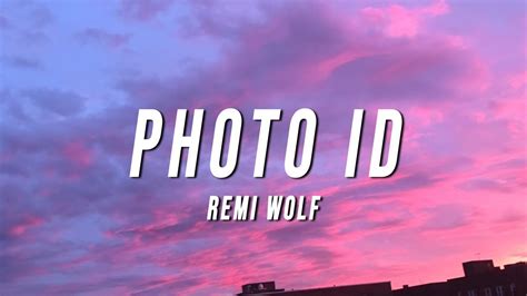Remi Wolf Photo Id Lyrics Youtube