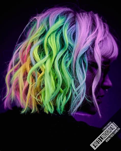 Photo By Fred Lindgren Beautiful Blacklight Shot Of My Rainbow Pastel