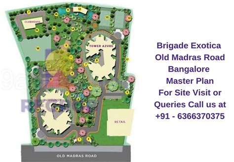Brigade Exotica Old Madras Road Bangalore Master Plan Regrob