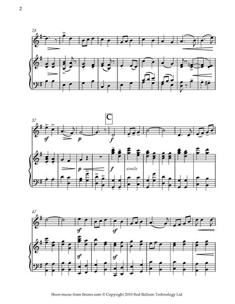 Elgar Pomp And Circumstance March No 4 Sheet Music For Violin