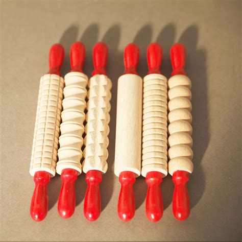 Mini Pattern Rolling Pins 18 Cm Length X 2 Cm Width Each Etsy