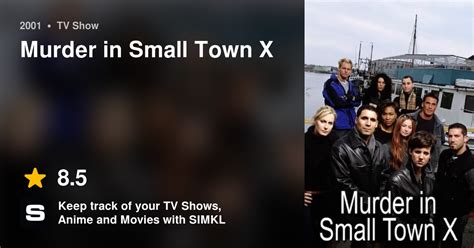 Murder In Small Town X Tv Series 2001