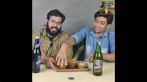 Kingfisher Storm And Bad Monkey Beer Review Desi Peanut Chakhna