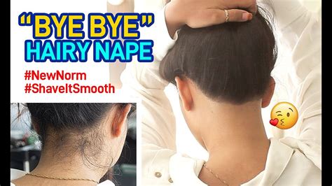 A Close Up Nape Shave For A Smooth And Clean Look Haircut Trim And A Shave At Nyny Unisex