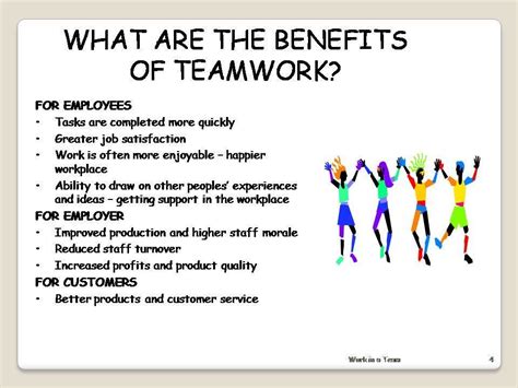 Teamwork Benefits