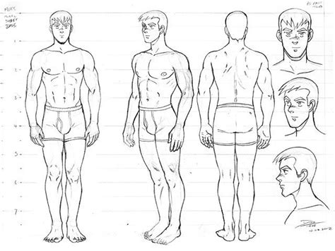 Male Character Model Sheet