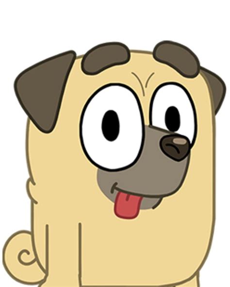 A Cartoon Dog With Its Tongue Out