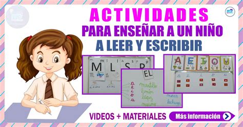 Actividades Para Ense Ar A Un Ni O A Leer Y Escribir 45708 Hot Sex