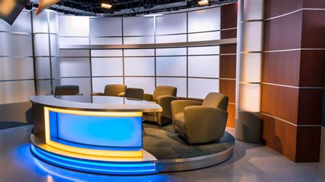 Anchor News Desk Tv Set Designs