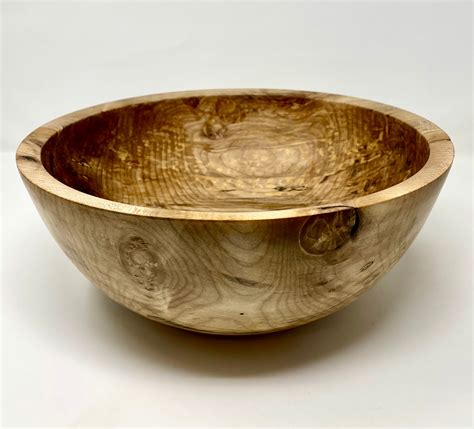 Spalted Maple Salad Bowl Woodwhirled