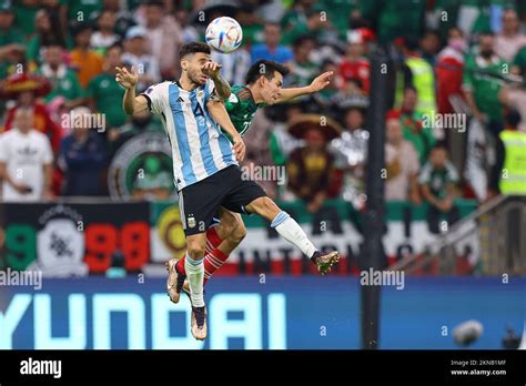 Gonzalo Montiel During The Fifa World Cup Qatar 2022 Group C Match