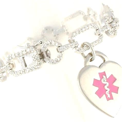 Medical Id Bracelet Charm Bracelet Alert Bracelet Medic Alert Bracelets
