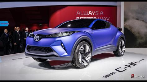 Toyota C Hr Concept Paris Motor Show Youtube