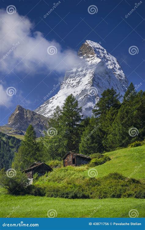 Beautiful Matterhorn Zermatt Switzerland Stock Photo Image Of