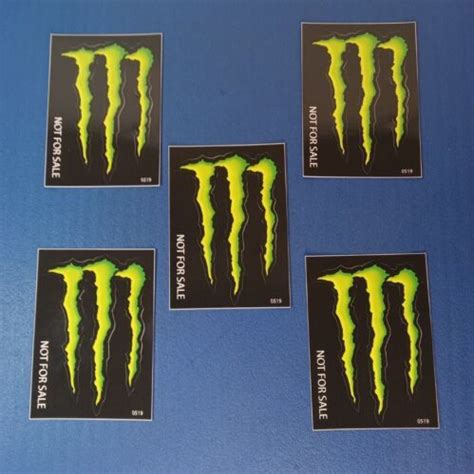 Monster Energy Drink Logo Claw 6 X 9 Sticker Decal Lot Of 5 4639665075