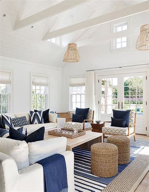 20 Elegant Coastal Themes For Your Living Room Design Casa De Playa
