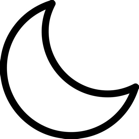 Moon Svg Png Icon Free Download (#427376) - OnlineWebFonts.COM