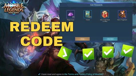 New Redeem Code Mobile Legends Mpl Codes Still Working Youtube