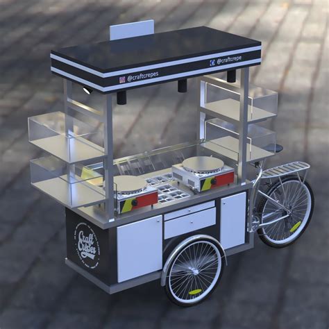 Crepe Food Cart Outdoor Retail Cart Ship To Oakland Usa Food Cart