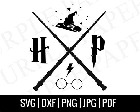 Harry Potter Clipart Harry Potter Svg Harry Potter I Wizard | Etsy