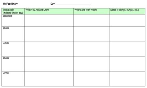You can use this document for the maintenance of your food. 7+ Food Log Templates to Record Daily Food Intakes
