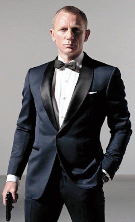 James Bond Midnight Blue Tuxedo Wedding Suits Groom Wedding Suits