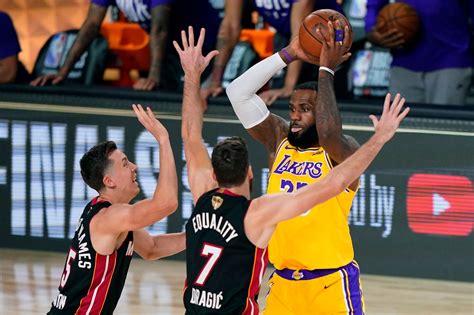 Photos Lakers Blow Out Miami Heat In Game 1 Of The Nba Finals Daily