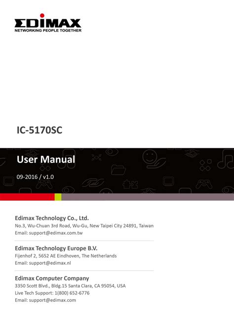 Edimax Ic 5170sc User Manual Pdf Download Manualslib