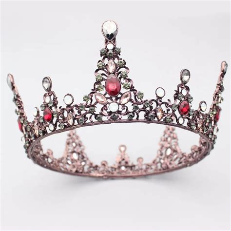 Buy Vintage Baroque Crystal Queen King Bridal Tiara