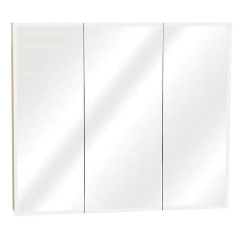 Zenith M30 White Tri View Mirror Medicine Cabinet Overstock 12493914